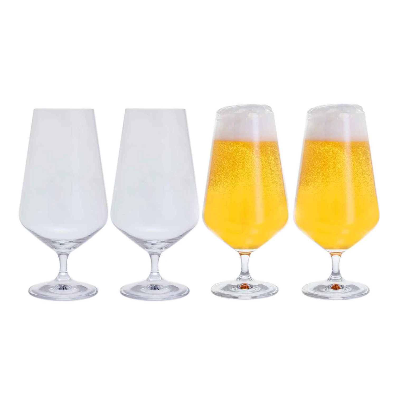 Cheers! Beer Glass, Set Of 4 1 Cheers! Beer Glass, Set Of 4
