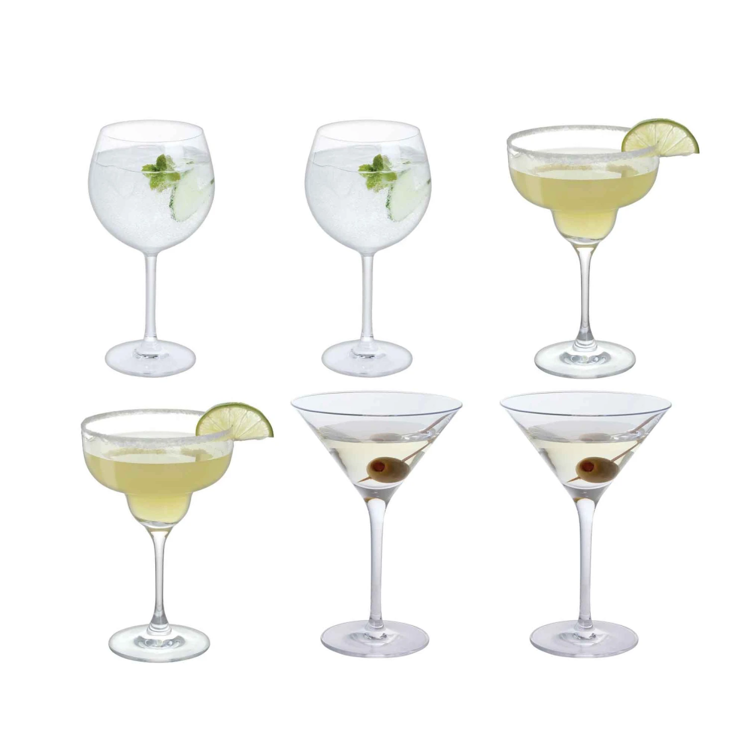 Bar Six Cocktail, Set Of 6 1 Bar Six Cocktail, Set Of 6