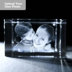 Large Laser Photo Gift Block - Rectangle (Free Text Engraving Available) - Standard Delivery Will Be 3 Working Days. -Best Glassware Store largerect2