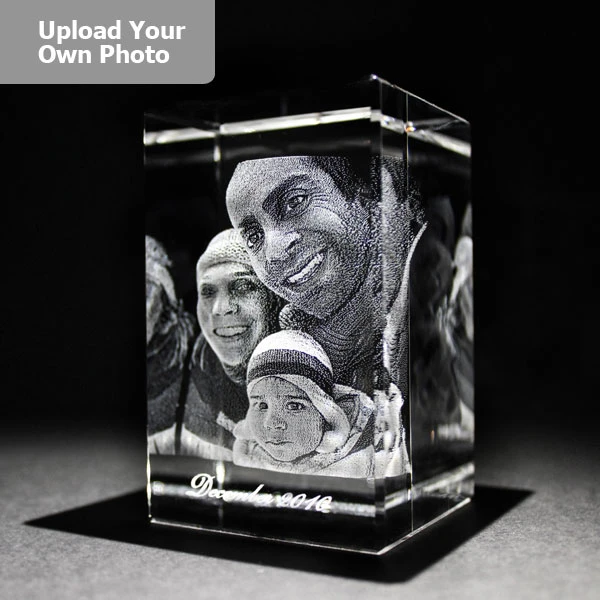 Medium Laser Photo Gift Block - Tower (Free Text Engraving Available) - Standard Delivery Will Be 3 Working Days. 4 Medium Laser Photo Gift Block - Tower (Free Text Engraving Available) - Standard Delivery Will Be 3 Working Days. - Image 4