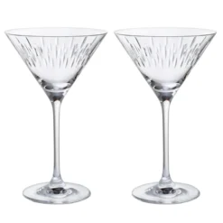 Best Glassware Store 23 Limelight - Mitre Martini Glass, Set Of 2