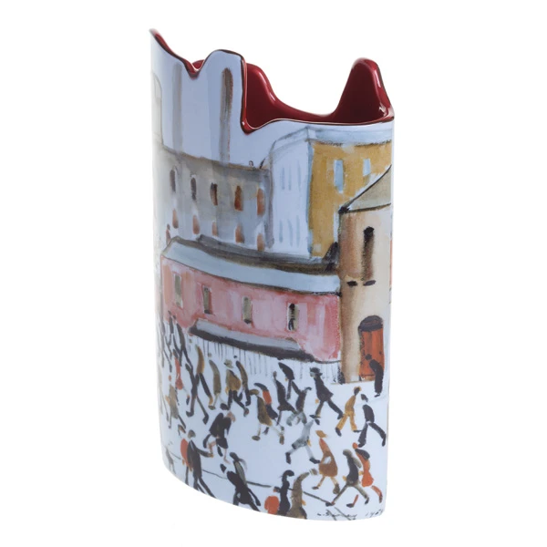 John Beswick Silhouette D'art Vase - Lowry - Going To Work 2 John Beswick Silhouette D'art Vase - Lowry - Going To Work - Image 2