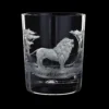 Hand Engraved Majestic Wildlife Lion Tumbler