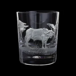 Hand Engraved Majestic Wildlife Buffalo Tumbler