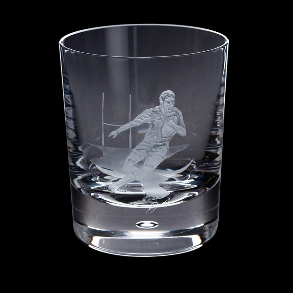 Hand Engraved Rugby Tumbler 1 Hand Engraved Rugby Tumbler